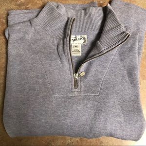 Pendleton light lavender 1/4 zip sweater